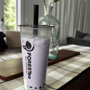 FORESTea - Ube Taro Milk Tea with Boba - Bubble Tea Near Me - Sumner, Washington