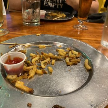 Burgh'ers Brewing - Maggie's Farm Impossible Burger (after i finished it) - Burgers Near Me - Pittsburgh, Pennsylvania