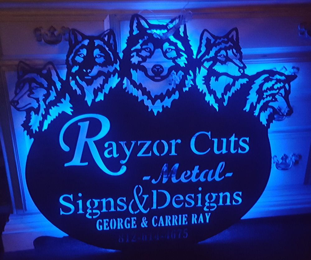 RAYZORCUTS SIGNS AND DESIGNS Request a Quote 4923 W Co Rd 700 S