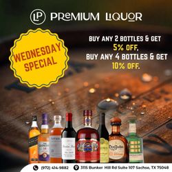 Premium Liquor - Midweek calls for a mid-pour!
Swing by for our exclusive Wednesday liquor deals -- because why wait till Friday?
#liquor #whiskey
