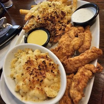 LongHorn Steakhouse - Chicken tenders, mac and cheese and the new parmesan loaded fries - Steakhouses Near Me - Orlando, Florida