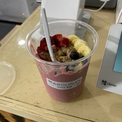 Carolina’s Juice Bar - Pitaya bowl, great for my after workout from Epoch CrossFit next door