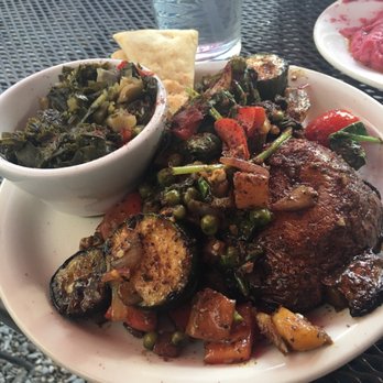 The Grape Leaf - Vegetable kabob. (Tastes as good as it looks) - Mediterranean Near Me - Louisville, Kentucky