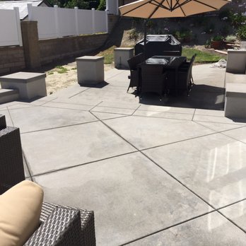Reid Concrete Construction - Excuse the lack of landscaping!!! Check out the great Reid patio!!! We it!! - General Contractors Near Me Reid Concrete Construction - Excuse the lack of landscaping!!! Check out the great Reid patio!!! We it!! - General Contractors Near Me