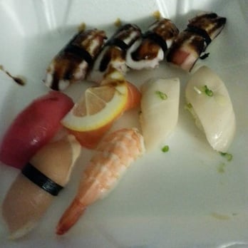 Sushi 86 - The mixed nigiri with extra octopus nigiri and extra escolar nigiri. So good. - Sushi Bars Near Me - Cleveland, Ohio Sushi 86 - The mixed nigiri with extra octopus nigiri and extra escolar nigiri. So good. - Sushi Bars Near Me - Cleveland, Ohio