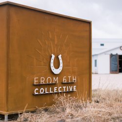 From 6th Collective - Roadside Signage on I-40 Access Road
