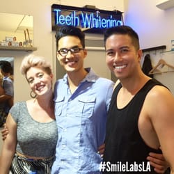 Smile Labs - West Hollywood - Picture perfect smiles from hairstylist Laura Allen, model Tal Lee, & talent sensation Justis Kao!