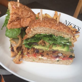 Nick's Manhattan Beach - veggie burger - American Near Me - Manhattan Beach, California Nick's Manhattan Beach - veggie burger - American Near Me - Manhattan Beach, California