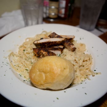 Chimes Restaurant - Pasta Alfredo with Blackened Chicken - Southern Near Me - Baton Rouge, Louisiana