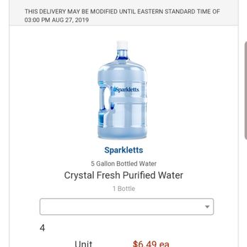 Sparkletts Water - As you can see it says today - Water Delivery Near Me - Riverside, California Sparkletts Water - As you can see it says today - Water Delivery Near Me - Riverside, California