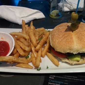 Cyan Cafe & Lounge - Cyan Burger ($11.95) Really tasty - Middle Eastern Near Me - Richmond Hill, Ontario Cyan Cafe & Lounge - Cyan Burger ($11.95) Really tasty - Middle Eastern Near Me - Richmond Hill, Ontario
