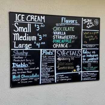 Meadowlark Dairy - menu is clear and simple - Ice Cream & Frozen Yogurt Near Me - Pleasanton, California Meadowlark Dairy - menu is clear and simple - Ice Cream & Frozen Yogurt Near Me - Pleasanton, California