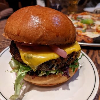 Crushed by Giants - Black bean burger - Brewpubs Near Me - Chicago, Illinois Crushed by Giants - Black bean burger - Brewpubs Near Me - Chicago, Illinois
