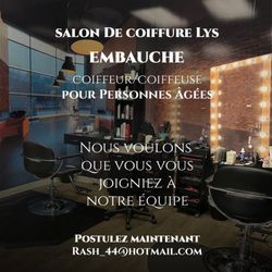 Salon De Coiffure Lys - We need salon hair dresser staff