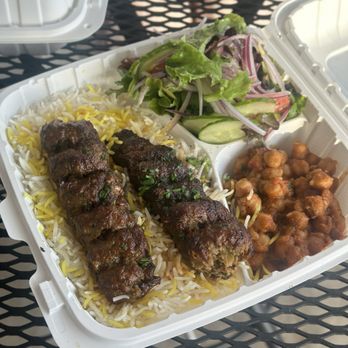 Sheesh Grill - Chantilly - 7. Beef Kubideh Platter - Halal Near Me - Chantilly, Virginia