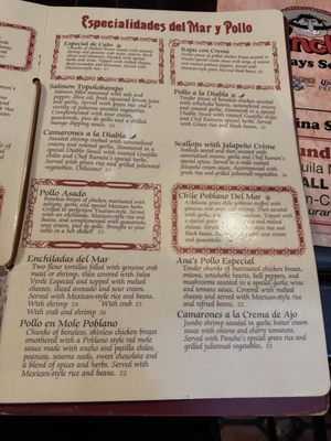 Menu photo 2 Pancho's Las Vegas, NV Menu photo 2 Pancho's Las Vegas, NV