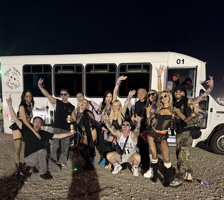 Black Vegas Party Bus