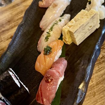 TenGoku Aburiya - Chef's choice Nigiri - $38 - Japanese Near Me - Chicago, Illinois TenGoku Aburiya - Chef's choice Nigiri - $38 - Japanese Near Me - Chicago, Illinois