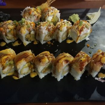 Edo Japan - The monster roll and the samurai roll - Japanese Near Me - Houston, Texas Edo Japan - The monster roll and the samurai roll - Japanese Near Me - Houston, Texas