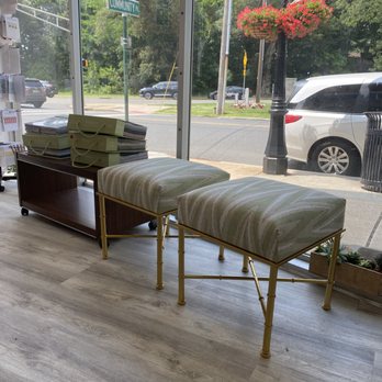The Slipcover Lady - Thibaut fabric - Furniture Reupholstery Near Me - Madison, New Jersey