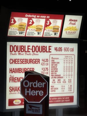Menu photo 2 In-N-Out Burger Seaside, CA Menu photo 2 In-N-Out Burger Seaside, CA