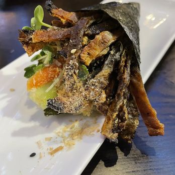 Sushi OK - salmon skin hand roll - Sushi Bars Near Me - Riverside, California Sushi OK - salmon skin hand roll - Sushi Bars Near Me - Riverside, California
