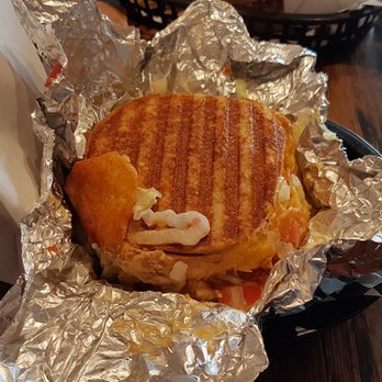 Meltwich - The Monster Melt - $12 Onion Rings - $4 - Poutineries Near Me - Waterloo, Ontario
