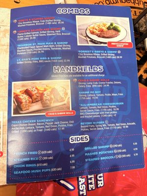 Menu photo 1 Bubba Gump Shrimp Anaheim, CA