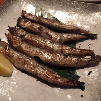 Tei Tei Robata Bar - Grilled smelt (called crunchy smelt on the menu now). Very good always. - Japanese Near Me - Dallas, Texas