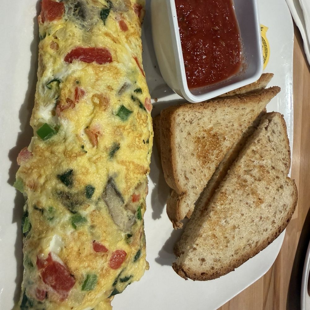 Spinach omelette