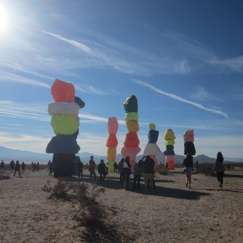 Seven Magic Mountains - Public Art Near Me - Las Vegas, Nevada