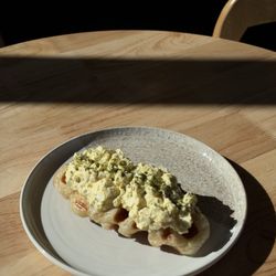 Japanese egg salad croffle