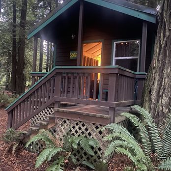 Emerald Forest Cabins & RV - Studio cabin - Campgrounds Near Me - Trinidad, California Emerald Forest Cabins & RV - Studio cabin - Campgrounds Near Me - Trinidad, California