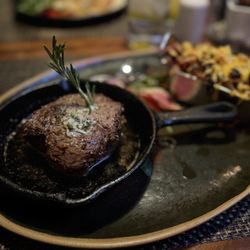 The Clinkscale - Filet mignon, with loaded mashed potatoes