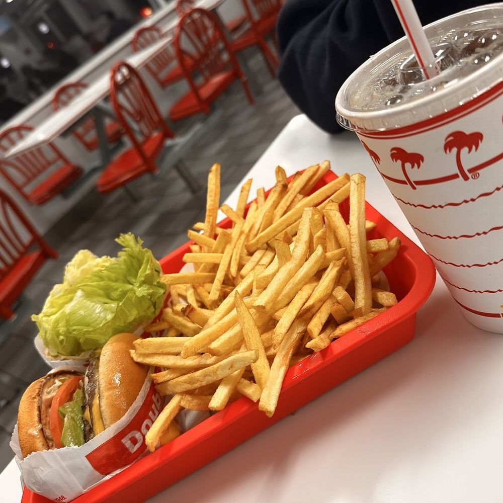 In-N-Out Burger - Double-Double protein style fries with no salt - Burgers Near Me - Roseville, California In-N-Out Burger - Double-Double protein style fries with no salt - Burgers Near Me - Roseville, California