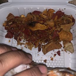 I was just in Strawberry Deli about 10minutes ago (so about 8:25am). These are the chips I get with my Chicken Parm Panini? I was just in Strawberry Deli about 10minutes ago (so about 8:25am). These are the chips I get with my Chicken Parm Panini?