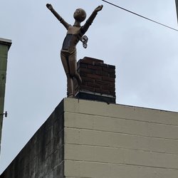 Windup Doll Rooftop Sculpture