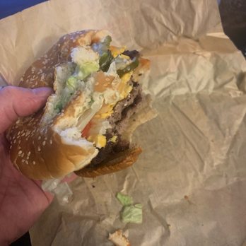Burger King - Here is their double whopper with cheese. - Burgers Near Me - East Windsor, Connecticut