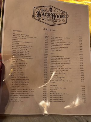 Menu photo 7 The Backroom Folsom, CA Menu photo 7 The Backroom Folsom, CA