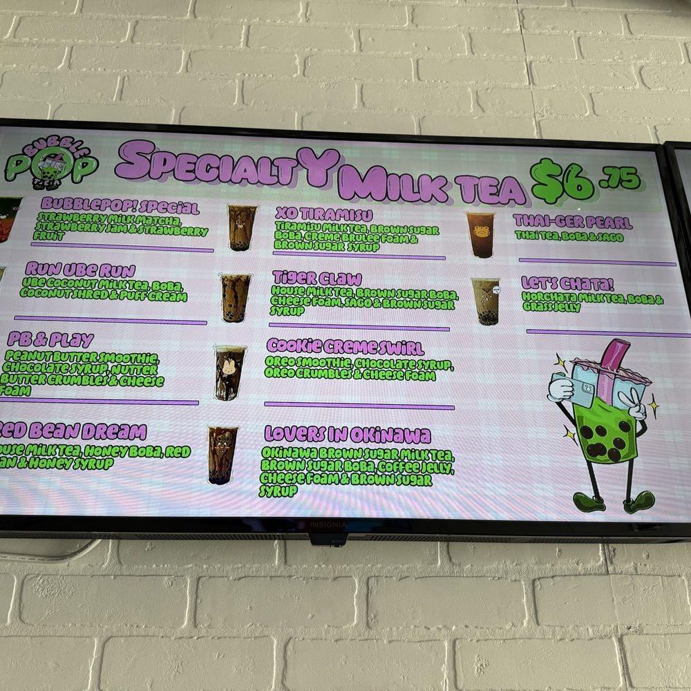 Bubble Pop Tea - Menu Dtinks - Bubble Tea Near Me - Fresno, California Bubble Pop Tea - Menu Dtinks - Bubble Tea Near Me - Fresno, California