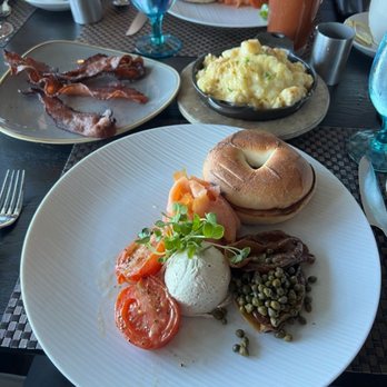 Six Seven Restaurant - Lobster Mac & Cheese, Bacon, Lox & Bagel Plate - New American Near Me - Seattle, Washington Six Seven Restaurant - Lobster Mac & Cheese, Bacon, Lox & Bagel Plate - New American Near Me - Seattle, Washington
