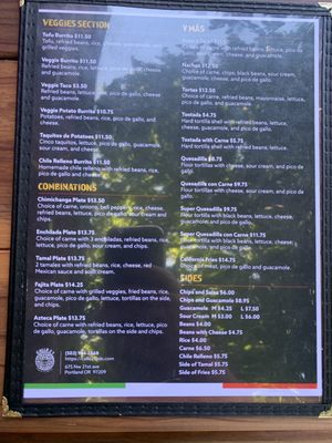 Menu photo 8 Calle 21 Portland, OR