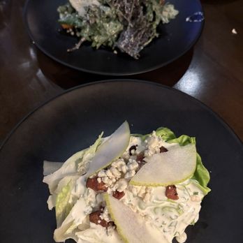Copper Club - Kale Caesar (v) and Wedge Salad - Brasseries Near Me - Chicago, Illinois