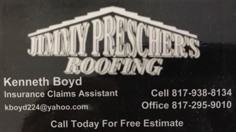 Slide of Jimmy Prescher's Roofing