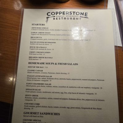 Menu photo 2 Copperstone Snoqualmie, WA Menu photo 2 Copperstone Snoqualmie, WA