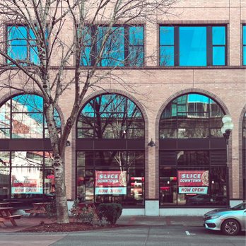 Slice Downtown - Exterior - Pizza Near Me - Eugene, Oregon