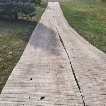 Mid-State GC - Protective mat laid. No damage to lawn from heavy equipment. - Tree Services Near Me Mid-State GC - Protective mat laid. No damage to lawn from heavy equipment. - Tree Services Near Me