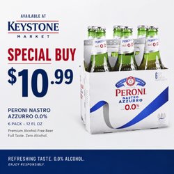 Peroni Non alcoholic beer