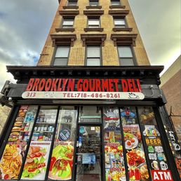 Exterior outside entrance of Brooklyn Gourmet Deli - Brooklyn, New York Exterior outside entrance of Brooklyn Gourmet Deli - Brooklyn, New York