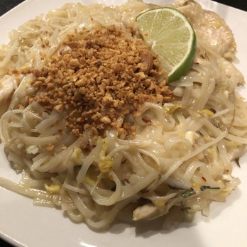 Little Bangkok - Chicken Pad Thai - Thai Near Me - Grand Rapids, Michigan